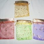 Net Pouch With Silk Cord