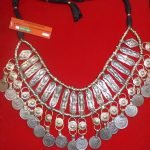 antique coin necklace kuchi craftsmanship