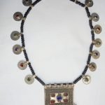 Pendant & Crystal Coins Necklace