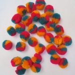 Fabric Flower Ready For Stitch (Price Per Dozen)