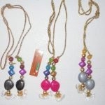 Stone Beads Tassel Pair