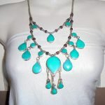 2 Lines Malachite Vintage Necklace