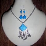 Turquoise Necklace & Ear Ring Set
