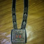 Tribal Metal Pendant Necklace