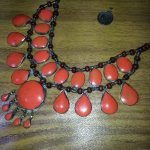Orange Stone Kuchi Necklace