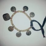 wholesale Old Coins & Metal Beads Adjustable Bracelet