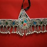 Tribal Head Wear Oval Crystal Beads