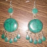 Tribal Multi Round Stone Ear Ring