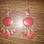 Tribal Stone Ear Ring With Big Center Piece