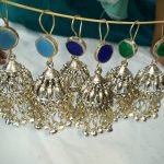 Bridal Ear Ring in Multi Stone