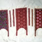 Long Neckline for Dresses with Border-U