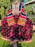 Vintage Pure Afghani Cultural Long Skirt Shirts