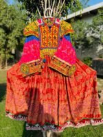 Vintage Pure Afghani Cultural Long Skirt Shirts
