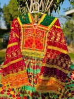 Afghani Vintage Stuff Embroidered Shirts For Women