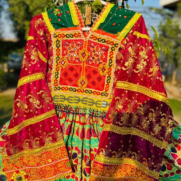 Afghani Vintage Stuff Embroidered Shirts For Women