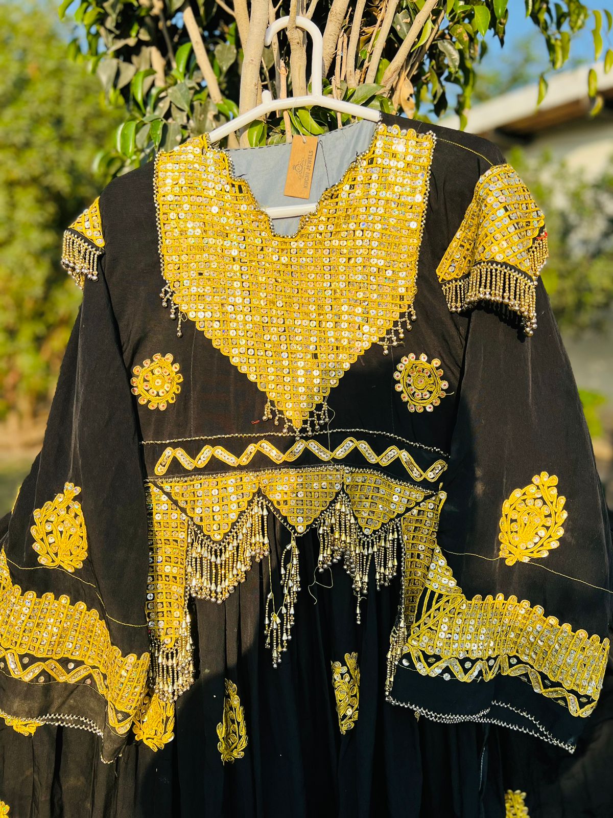Afghani Vintage Stuff Embroidered Shirts For Women