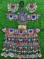 Bridal Wear Afghani Large Necklace Set