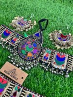 Bridal Wear Afghani Large Necklace Set