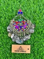 Multi Stone Afghani Head Tikka With Metal Parts