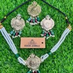 Quirky Zardoozi Pearl Choker Set