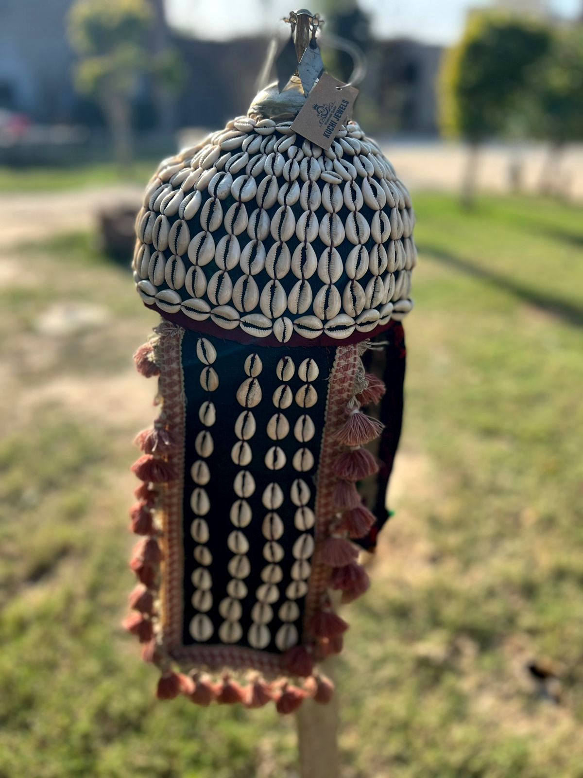 Turkman Style Shell Made Cap With Back Long Edge