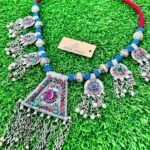 Vintage Pendants Afghani Necklace With Long Bells