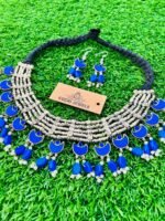 Afghan Creative Designs Half Moon Stone Choker Set