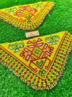 Handmade Beaded Triangle Patches Made by Afghan Women