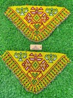 Handmade Beaded Triangle Patches Made by Afghan Women