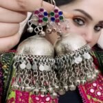 Metal Bells Large Jhumka Ear Rings