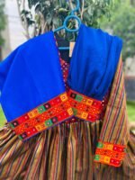 Afghani Dress Made By Banarsi Fabric With Tribal Embroidery