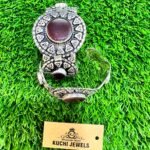 Three Round Stone Ethnic Bracelet