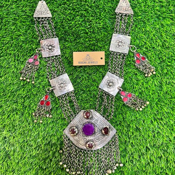 Vintage Ersari Turkmen (Turkoman) Tribal Jewelry Necklace