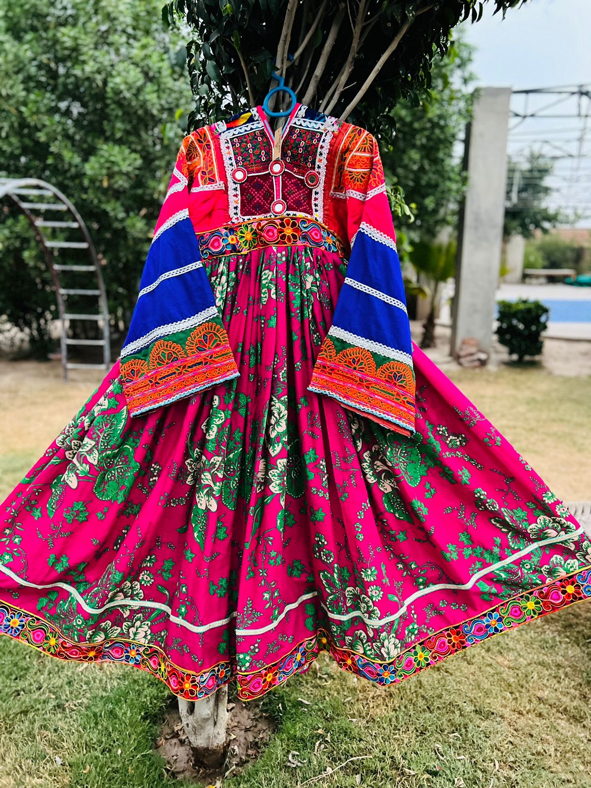 Afghani Cultural Casual Wear Linen Fabric Shirt For Women
