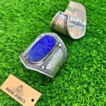 Kuchi Afghani Hand Carving Lapis Stone Bracelet