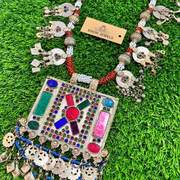 Unique Parts Taveez Pendant Tribal Afghani Necklace