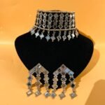 Square Style Mirror Choker Set