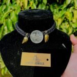 Islamic Coins Black Thread Choker