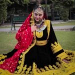 Afghan Velvet Handwork Charma Dozi Kuchi Dress For Women