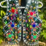 Afghani Handmade Vest With Tribal Material