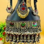 Trending Vintage Tribal Choker Set With Tikka