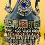 Afghani Cultural Hanging Bells Choker Set