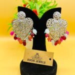 Multi Real Pearl Silver Earrings