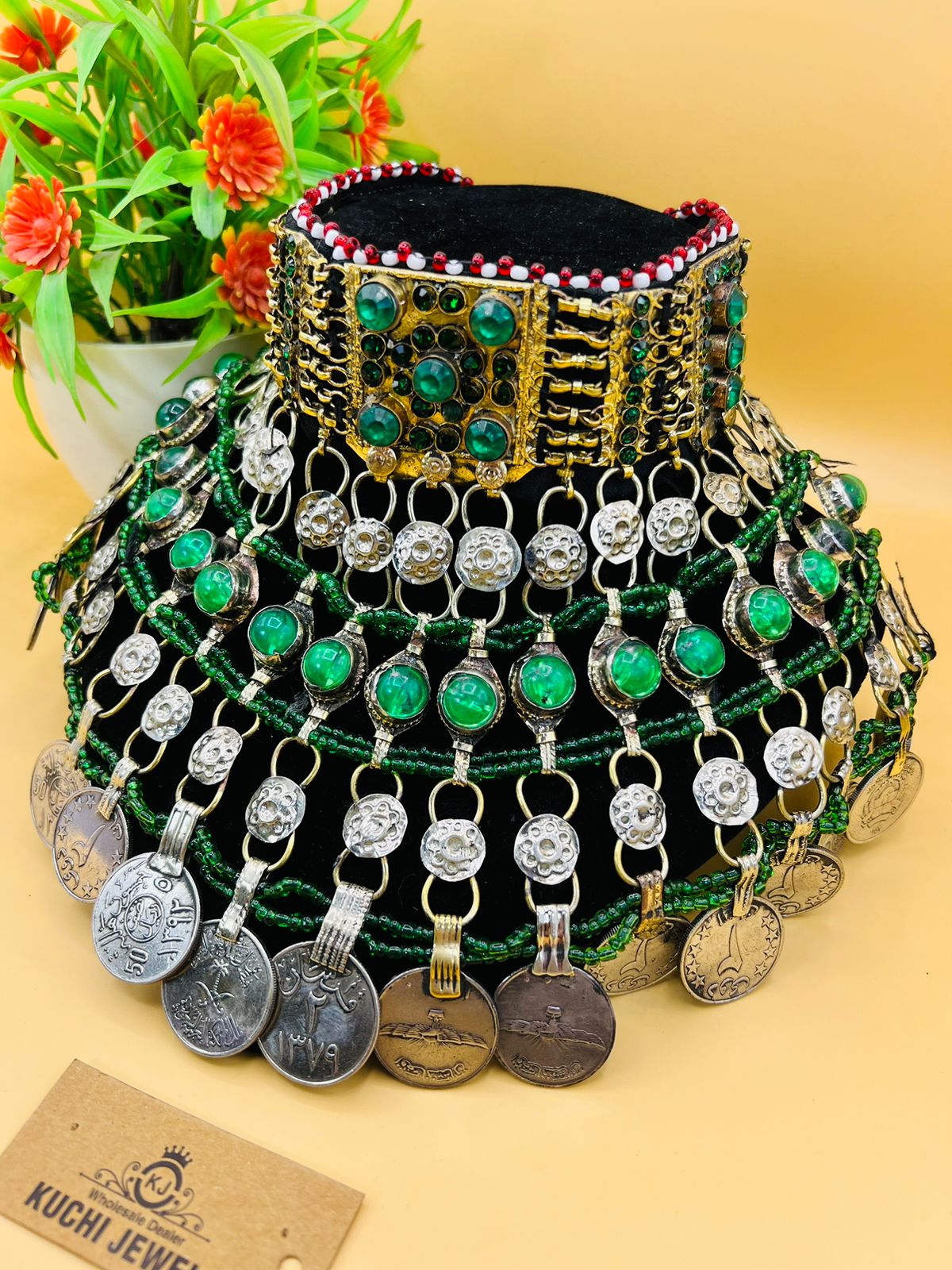 Afghani choker online wholesale