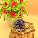 Traditional Bells And Synthetic Stone Ring