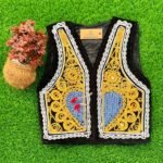 Afghani Charma Velvet Kids Vest