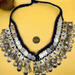 Double Row Stone Coins And Bells Belt