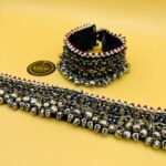 Afghan Bells And Stone Anklet Pair