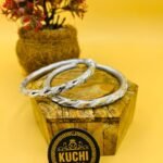 Metal Carving Silver Kara