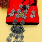 Oxidized Antique Polish Necklace Set